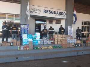 Allanan cadena de supermercados en Encarnación por presunto contrabando