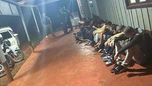 Detienen a 13 presuntos miembros de red criminal en Alto Paraná