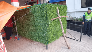 Guardiacárceles amenazan con crucificarse frente al Ministerio de Justicia - Noticiero Paraguay