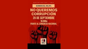 Policía refuerza vigilancia ante protesta de GEN Z Paraguay