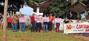 Capiatá: continúa la medida de protesta contra la planta asfáltica - Nacionales - ABC Color