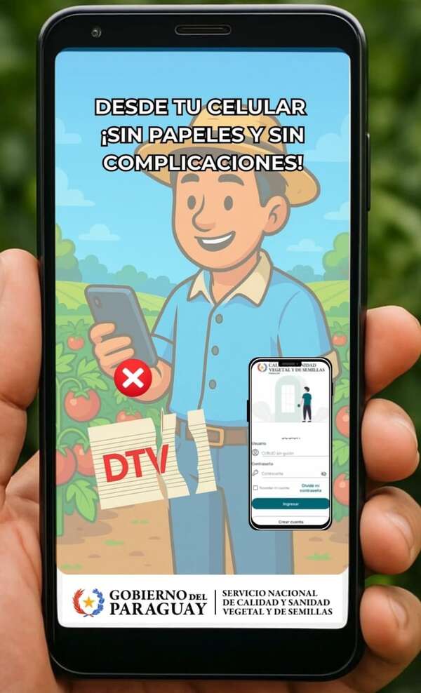 Instan a productores a utilizar aplicación del Senave para control y traslado de productos vegetales - Nacionales - ABC Color