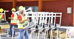 La Nación / Con apoyo de Itaipú, escuelas de todo el país recibieron dotación completa de muebles escolares nuevos