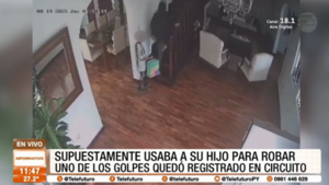 Captan a mujer utilizando a su hijo menor para robar