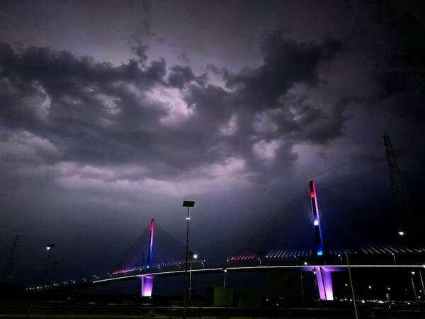 Conocé los departamentos en zona de tormentas para esta noche - Clima - ABC Color