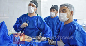 CIRUGÍAS LAPAROSCÓPICAS FUERON UN ÉXITO EN TOMÁS R. PEREIRA