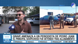 Grave amenaza al periodista Aníbal Gómez en Pedro Juan Caballero