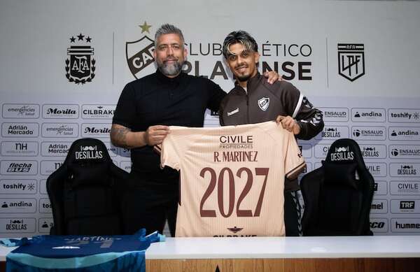 Ronaldo Martínez extiende su vínculo con Platense hasta 2027 - Fútbol Internacional - ABC Color