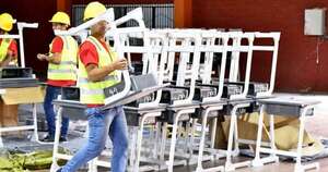 La Nación / Itaipú entregó 100 % de pupitres: beneficio llega a 450 mil alumnos