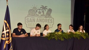 Alumnos lanzan el San Andrés Beach Games