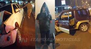 SE NEGÓ AL ALCOTEST TRAS ACCIDENTE Y FUE APREHENDIDO EN ENCARNACIÓN