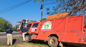El colmo del descaro: intentaron robarse un carro de bomberos
