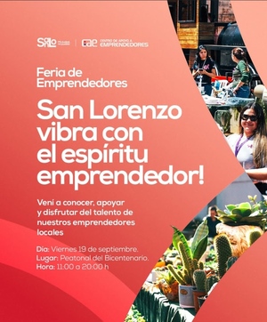 Feria de Emprendedores este viernes 19 de septiembre » San Lorenzo PY