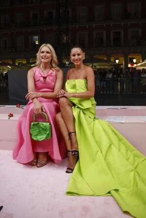 De Pampita a Yatra, los famosos en el desfile de Carolina Herrera en Madrid - Gente - ABC Color
