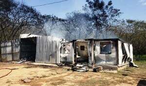 Voraz incendio causó susto en Luque •