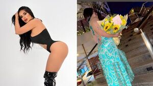 “Soy flor de výra”, tiró la modelo Eli Morínigo al mostrar su ramo de flores amarillas