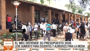 MEC defiende su presupuesto 2026