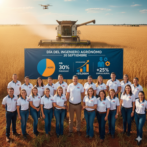 El agro sostiene al Paraguay: ingenieros agrónomos celebran su día con cifras que reflejan su impacto - Amigo Camionero