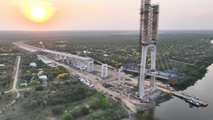Construcción del Puente de la Bioceánica alcanza un 82% de avance
