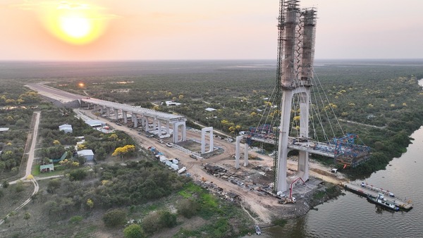 Construcción del Puente de la Bioceánica alcanza un 82% de avance