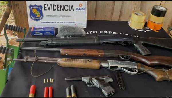 Allanamiento deja detenidos e incautación de evidencias en Curuguaty