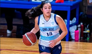 Kenya Giménez, talento ovetense de 14 años, debuta hoy en la Primera División del Básquetbol Paraguayo - OviedoPress