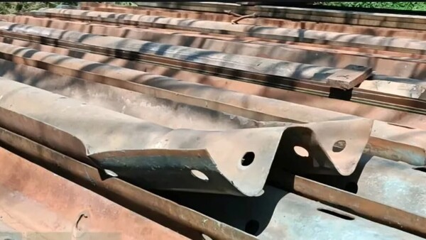 Preparan materiales usados para reparación de puente de Concepción