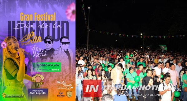 SAN JUAN DEL PNÁ. CELEBRARÁ EL DÍA DE LA JUVENTUD CON GRAN FESTIVAL EN LA PLAZA BICENTENARIO