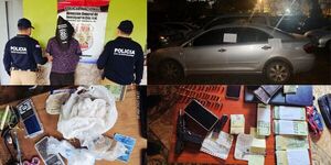 TRAS PROCEDIMIENTO HAY UN DETENIDO E INCAUTACIÓN DE DROGAS, ARMAS Y DINERO EN EFECTIVO