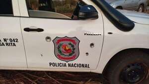 Patrullera con 5 uniformados es atacada a balazos en Yhú - Nacionales - ABC Color