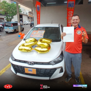 TELEBINGO TRIPLE PREMIA A UN NUEVO GANADOR CON UN 0 KM EN ENCARNACIÓN - «TVS DIGITAL»