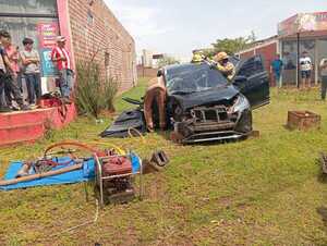 SINIESTRO VIAL EN NATALIO DEJÓ A DOS PERSONAS LESIONADAS