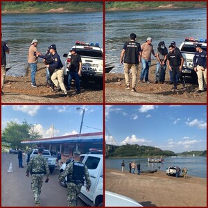 Presunto homicida argentino fue entregado a autoridades de su país en el Puerto Tres Fronteras - Info Alto Parana