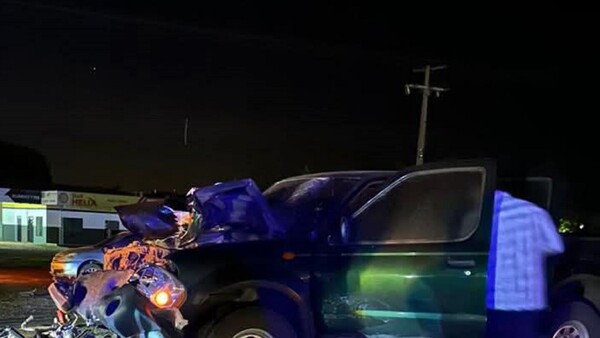 Motociclista muere al impactar de manera frontal contra una camioneta en San Pedro