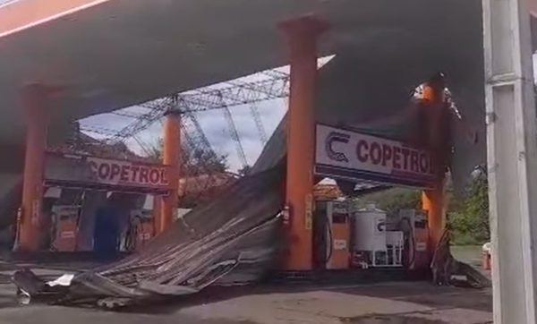 Temporal causó destrozos en varios distritos de Itapúa