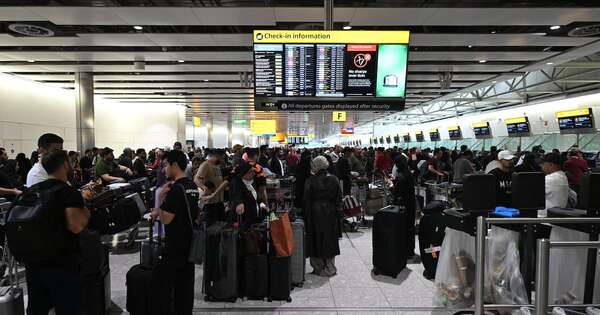 La Nación / Aeropuertos europeos se recuperan tras un masivo ciberataque