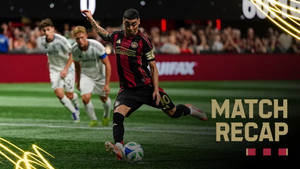 Miguel Almirón festeja sus 100 partidos con un gol