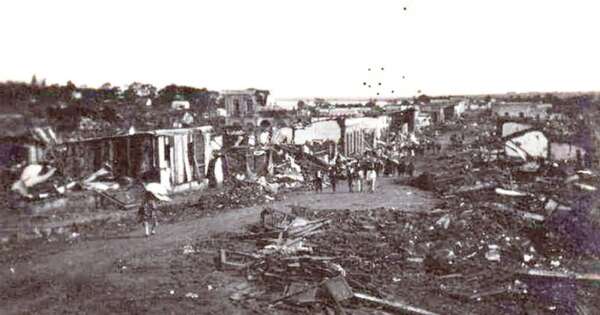 La Nación / La primavera de 1926, cuando un tornado casi borra a Encarnación