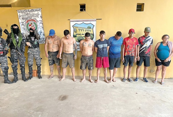 Operativo en San Pedro: siete detenidos por microtráfico
