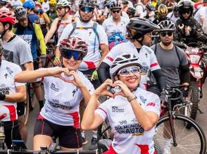 Con paseo ciclístico celebran Día Mundial Sin Auto  - Nacionales - ABC Color