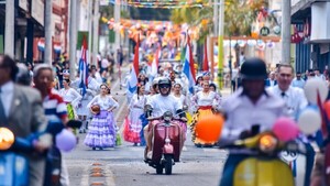 Ecos de una colorida fiesta de primavera con olor a juventud
