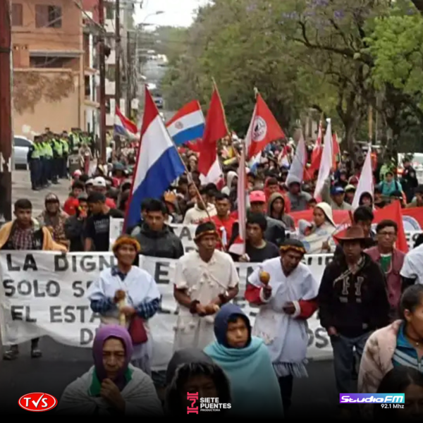 PUEBLOS INDÍGENAS SE MOVILIZAN EN TODO EL PAÍS PARA EXIGIR RESPETO A SUS DERECHOS - «TVS DIGITAL»