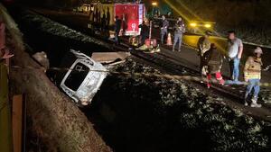 Conductor muere calcinado tras accidente en Juan León Mallorquín