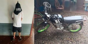 DETIENEN A SUJETO TRAS ROBO Y RECUPERAN MOTOCICLETA DENUNCIADA COMO HURTADA