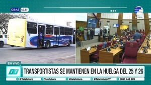 Buscan destrabar huelga de transporte por polémica reforma