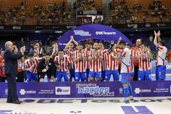 Albirroja de futsal FIFA quedó tercera en Copa de Naciones en Brasil - La Tribuna