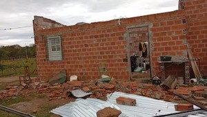Destrozos y familias perjudicadas por temporal en Concepción