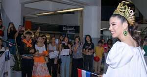 La Nación / Multitudinaria despedida a Ceci Romero, rumbo al Miss Grand International