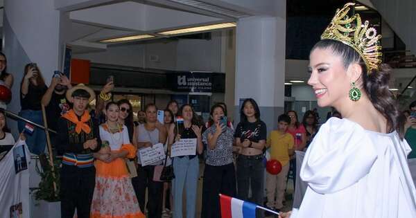 La Nación / Multitudinaria despedida a Ceci Romero, rumbo al Miss Grand International