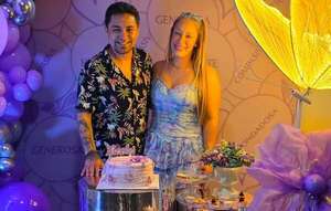 Nicole Sautu estuvo de cumpleaños y Víctor Gavilán le preparó una fiesta sorpresa - Gente - ABC Color